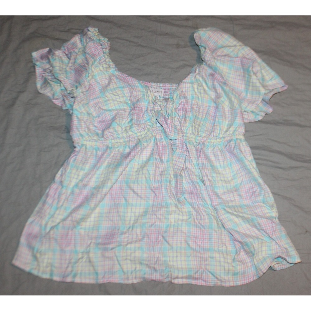 Woven Peek-a-boo Tie-Front Maternity Top Isabel Maternity by Ingrid & Isabel M